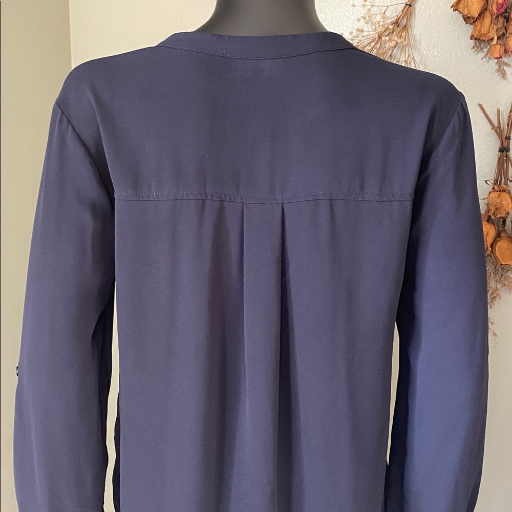 Lulu's Navy Blue Blouse - Picture 10 of 14